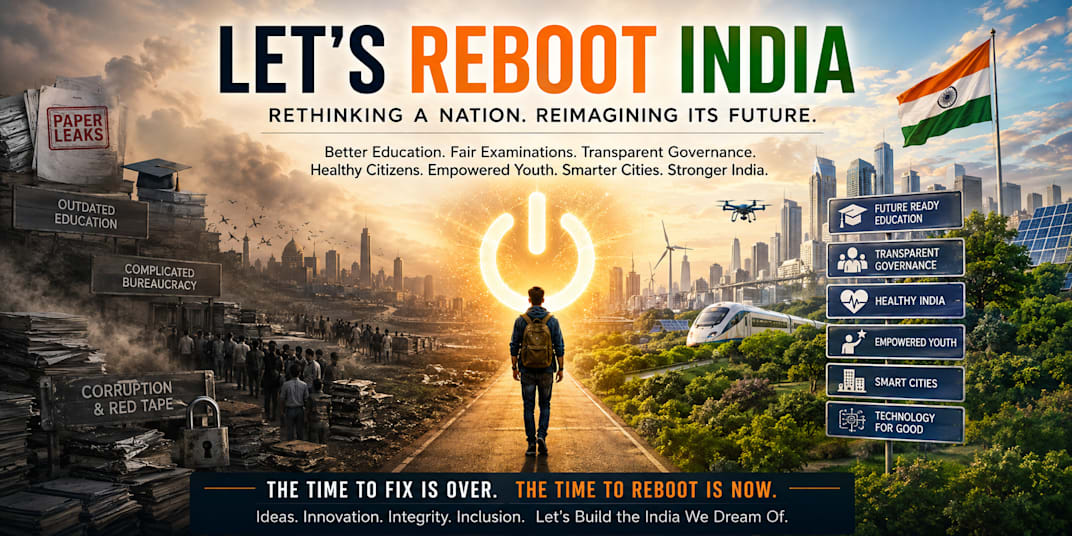 Let's Reboot India: Rethinking a Nation. Reimagining Its Future. What If