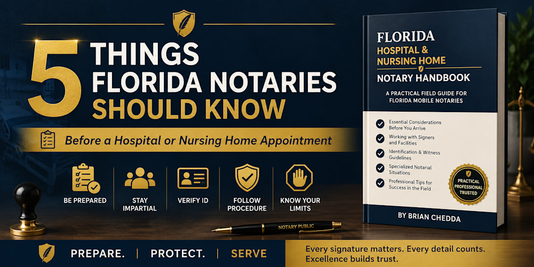 5 Things Florida Notaries Should Know Before a Hospital or Nursing Home