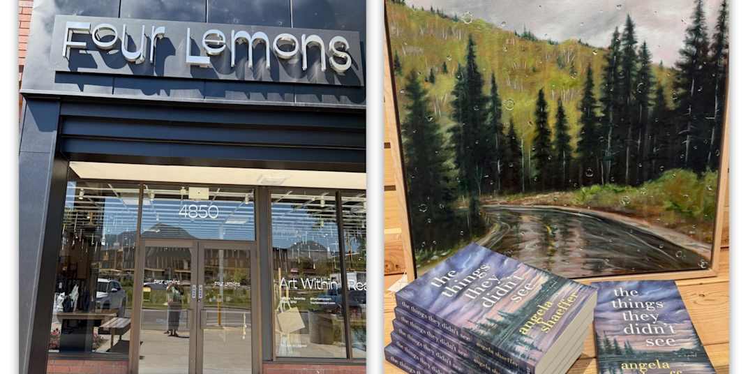 Book Signing at Four Lemons Art Gallery This Tuesday, July 29, I'll be