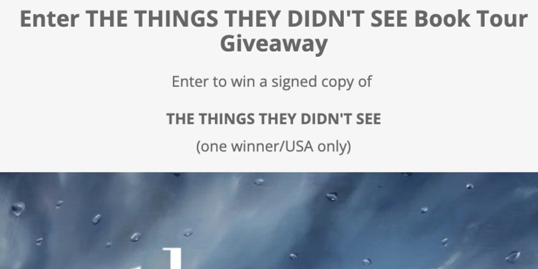 Five Days Left to Enter to Win! What a wonderful virtual book tour with 40