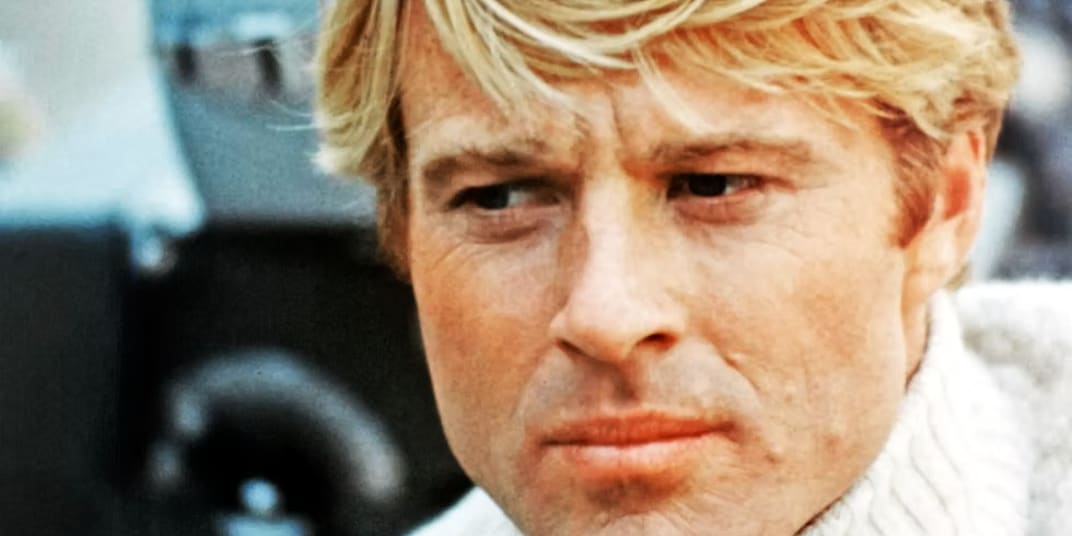 JUST...ROBERT REDFORD First thing in the morning at the old Gulf and