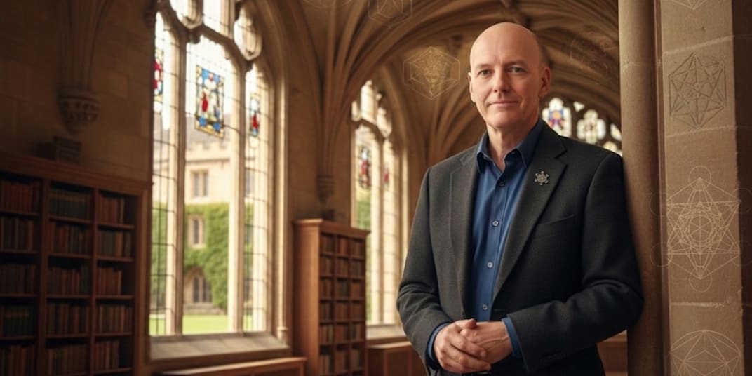 The Geometry of the Beyond: Why We See Patterns at the Edge of Human