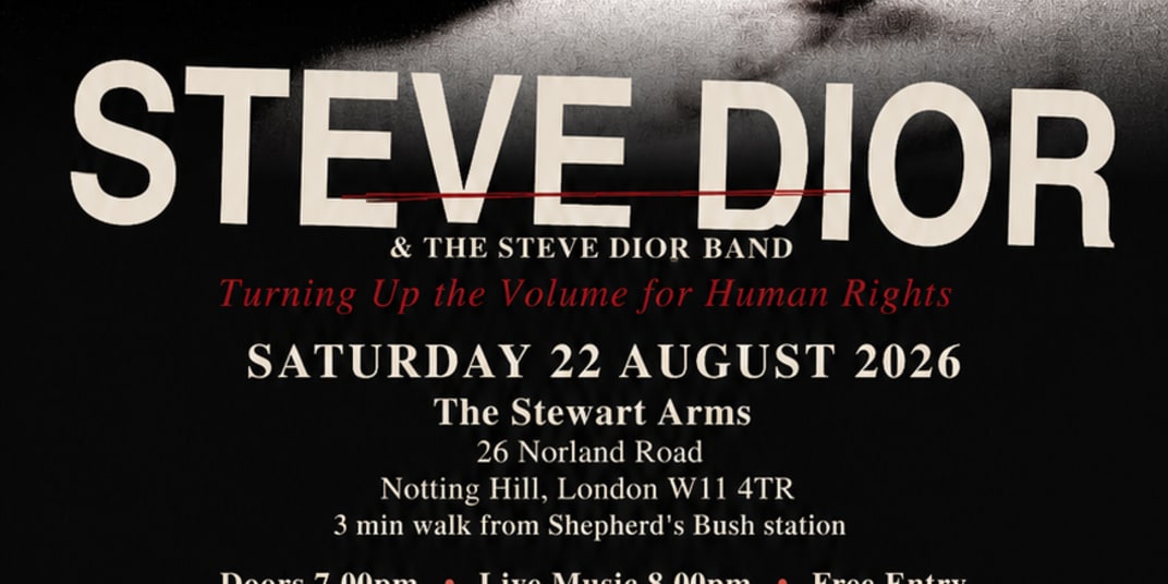 LOUD FOR LIBERTY UNICEF UK FOR THE CHILDREN IN GAZA  STEVE DIOR BAND