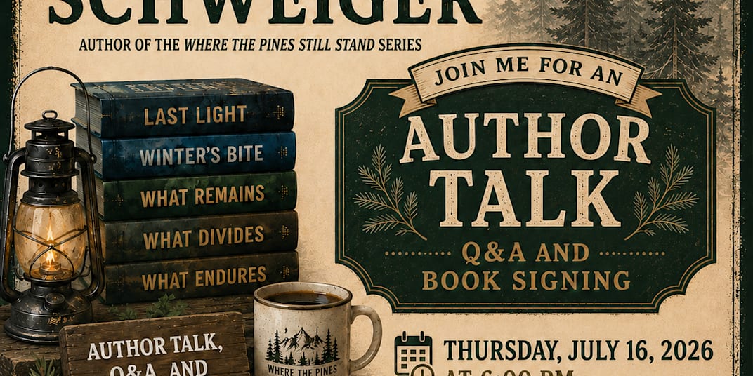 Thursday AuthorTalk! Come and see me...bring your book, I would be happy to