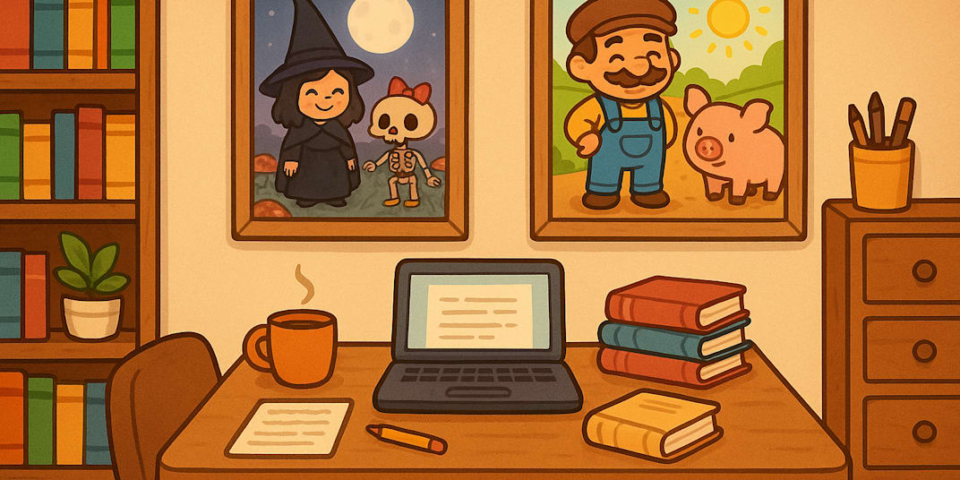 Sweet Halloween story  I’m super excited and a little proud to announce my