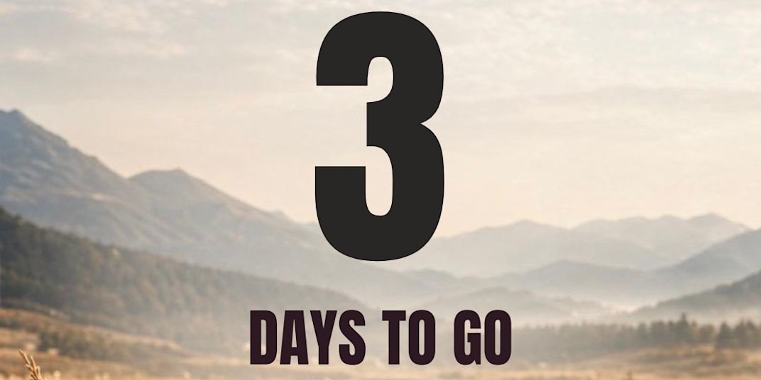 🗓️ 3 DAYS TO GO From the neon-streaked streets of London to the crisp,