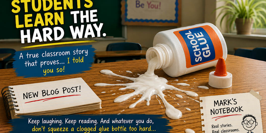 A Sticky Situation Most elementary teachers know that a bottle of white