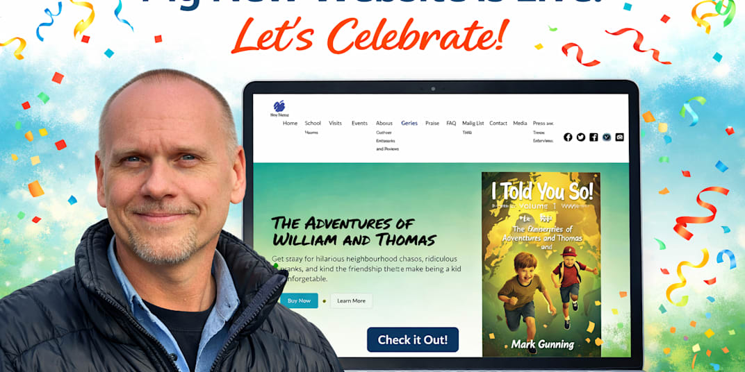 A Fresh Website, New Adventures, and Big Plans Ahead Today feels a bit like