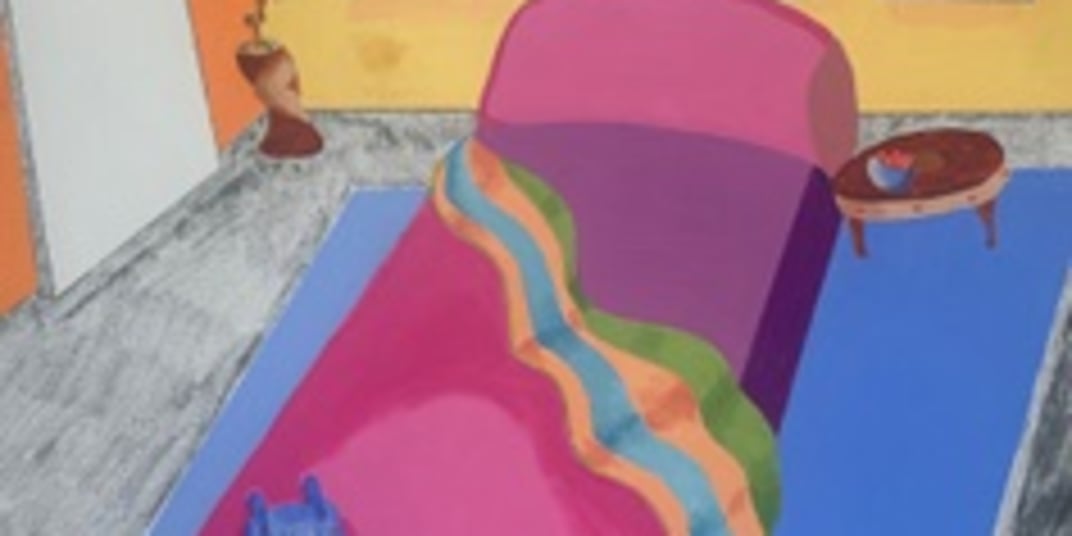 Artist Studio 4 Artistic Studio 4Oil, Graphite on Canvas48" x