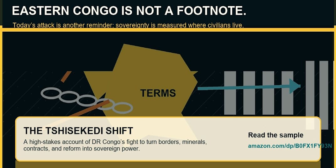 Congo Is Not a Backdrop Eastern Congo is often reduced to a paragraph in