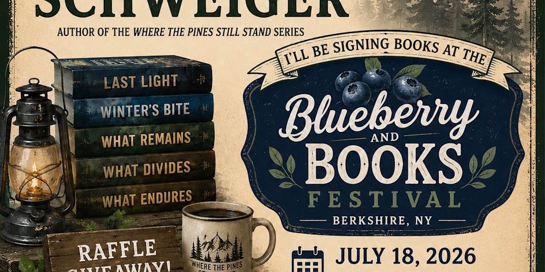 Join Me! Blueberry & Books Festival Mark your calendar! I'll be at the
