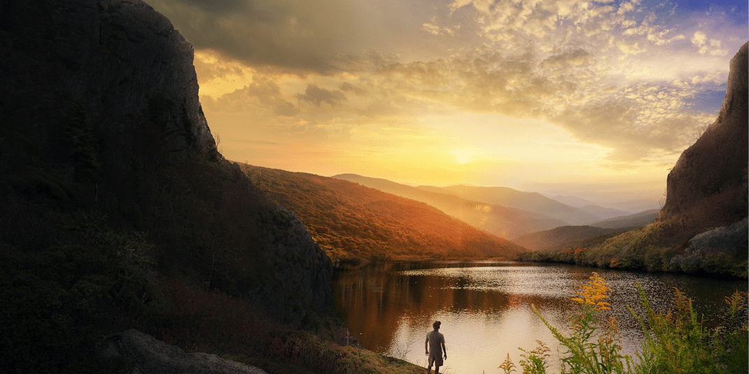 "Life Mountains" Have you ever met a smooth mountain, a straight path