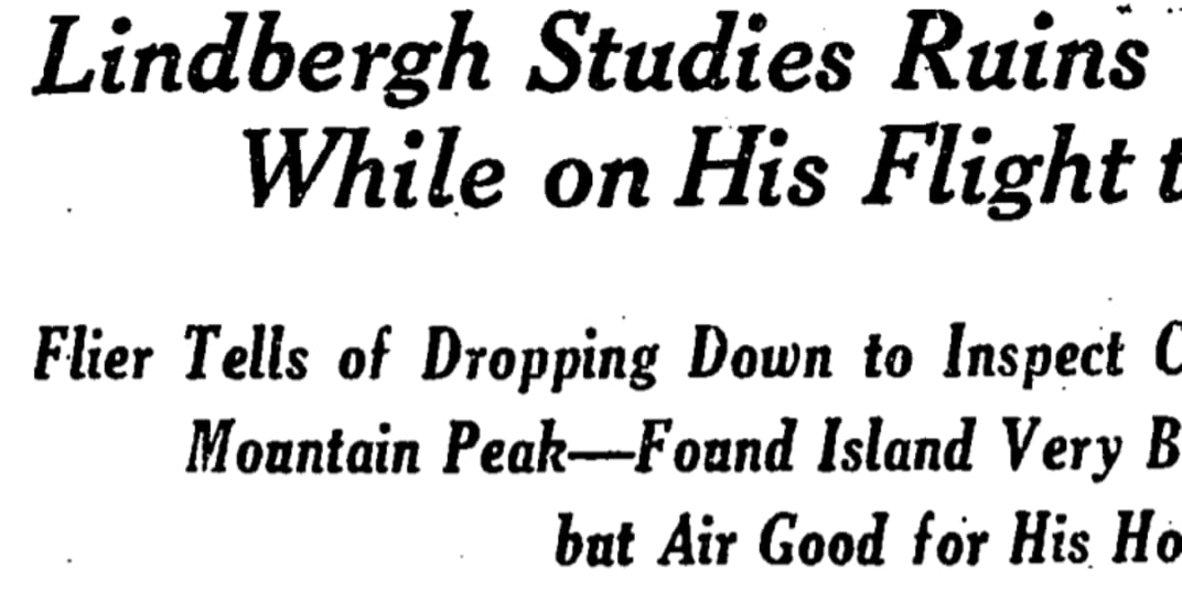Charles Lindbergh and Haiti’s Citadelle Laferrière, or the “Eighth Wonder