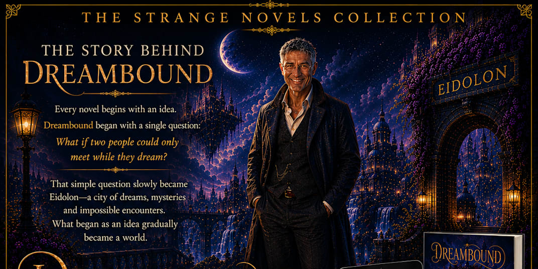My Journey Writing Dreambound Every book begins with an idea. Dreambound