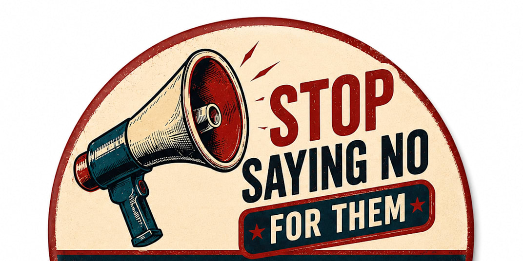 A New Book Is Taking Shape: Stop Saying No for Them Every book starts with