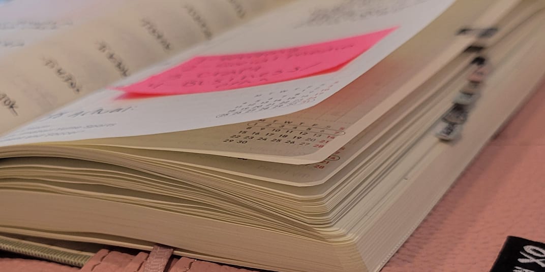 Planning or Procrastination? I love to play with planners and notebooks,