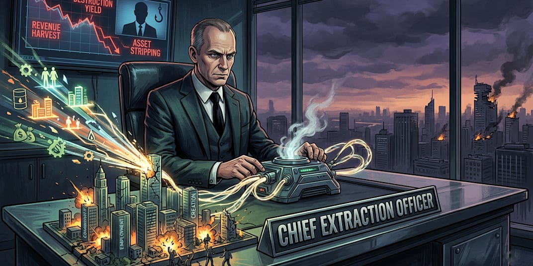 The Extraction Mandate: Why We Must Automate the C-Suite I am beyond angry.