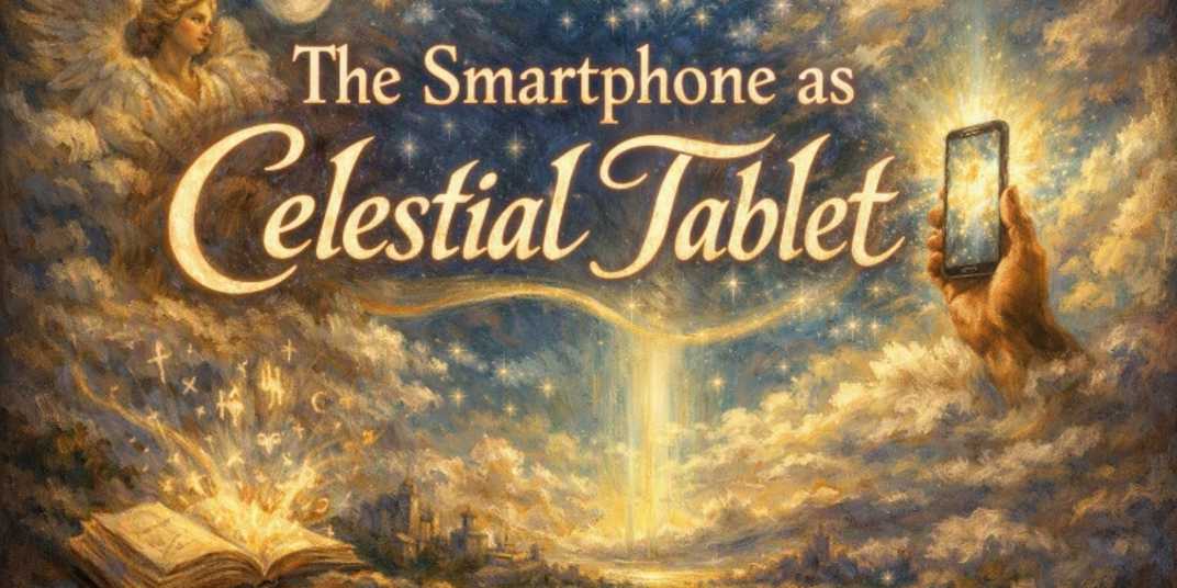 The Smartphone as Celestial Tablet: When Grief, Sacred Geometry, and