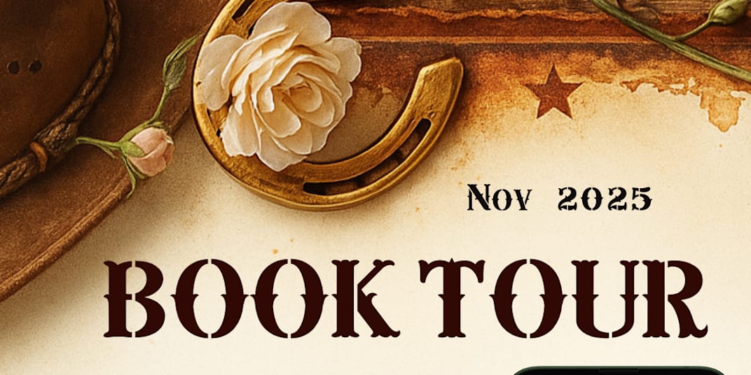 🤠✨ THE COUNTRY HEARTS BOOK TOUR IS HERE! ✨🤠 I'm thrilled that the official