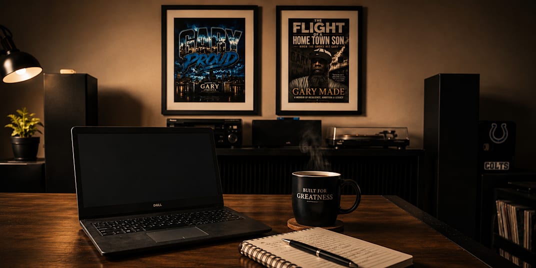Where Gary’s Story Meets the Written Word Every page I write is rooted in