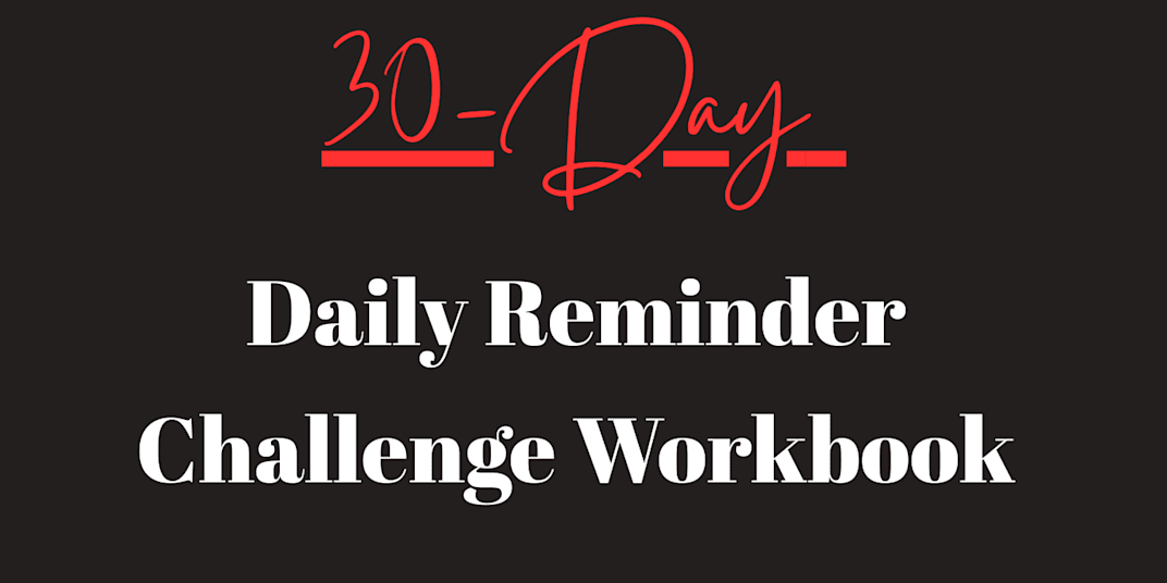 If you've been hard on yourself lately, here's your 30-Day Challenge The