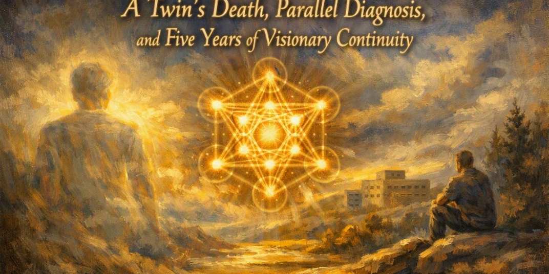 A Twin’s Death, Parallel Diagnosis, and Five Years of Visionary Continuity
