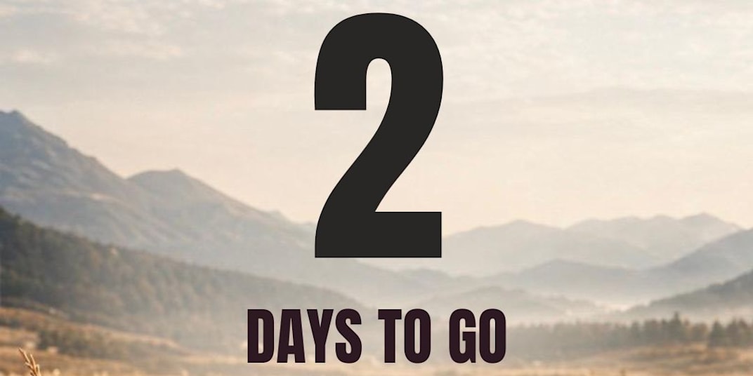 48 HOURS TO GO.  ☀️ I spent my holiday with these two new characters.Seeing