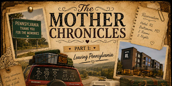 The Great North Carolina Adventure - Leaving Pennsylvania In October of