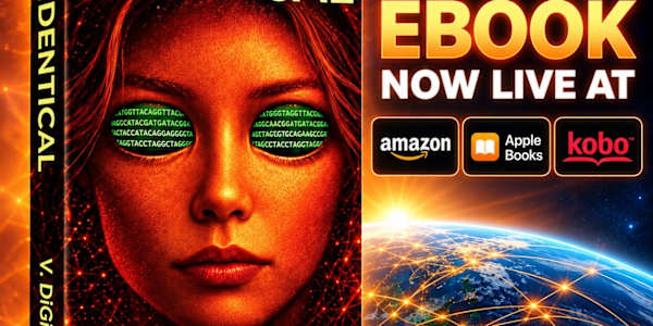 Identical eBook now live Award finalist. Debut novel. Ebook NOW live on
