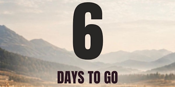 🗓️ 6 DAYS TO GO We are officially less than a week away from the launch of