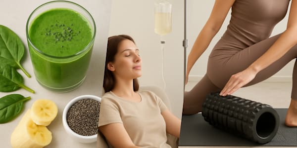 Exploring the Benefits of Green Smoothies, IV Therapy, and Fascia Rolling