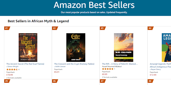 Amazon Best Seller Hey. So, The Ancient Secret has been out for a couple of
