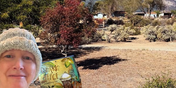 Love Our One Bit of Color 🍂🍁🍂 Snow might visit us next week. I wanted to