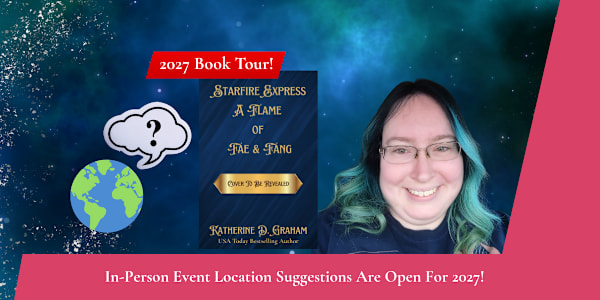 2027 In-Person Book Tour Location Suggestions Are Open! It's official: I'm