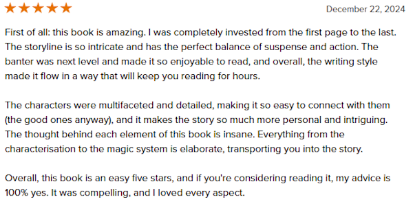 I love these XD  Another five stars!&nbsp;"First of all: this book is