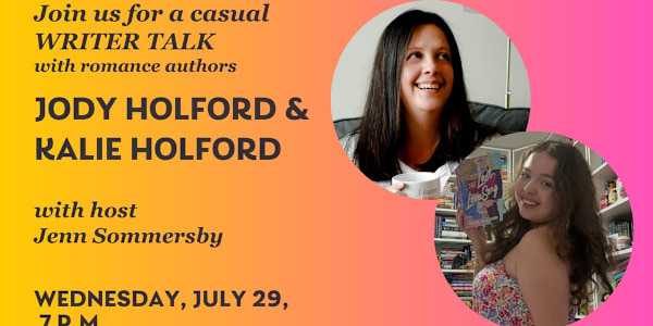 My next WRITER TALK is this Wednesday! Where are my romance fanatics? This