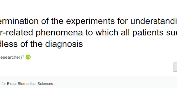 A determination of the experiments for understanding the cancer-related