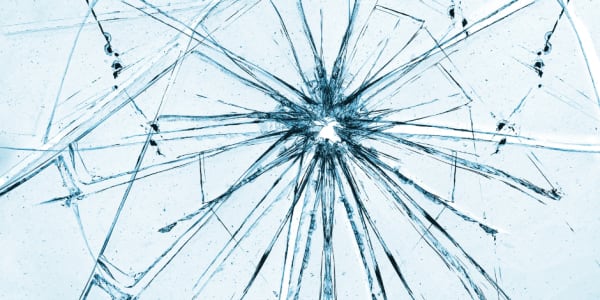  We look but rarely see
us for who we are
Through broken shards
of crumbled