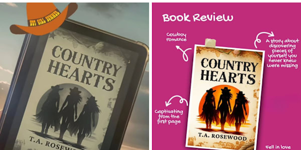COUNTRY HEARTS BOOK TOUR RESULTS CONTINUED 🤠 The love for these three