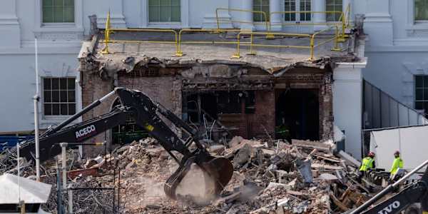 When the Unexpected happens: Farewell to the East Wing of the White House