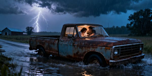 My Birth, Impossible, Thunderstorm &nbsp;The townspeople said the storm was