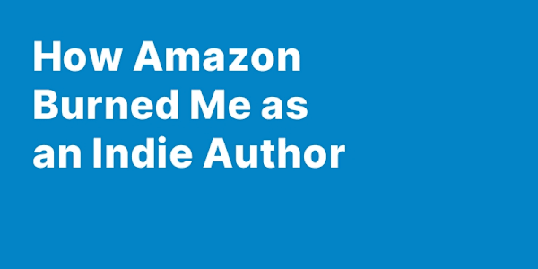 How Amazon Burned Me as an Indie Author I thought it was a terrible