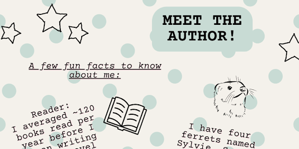 Meet the Author! Just a girl who wrote a romantasy novel and got