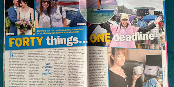 Take a Break magazine article Grab a copy of this weeks Take A Break