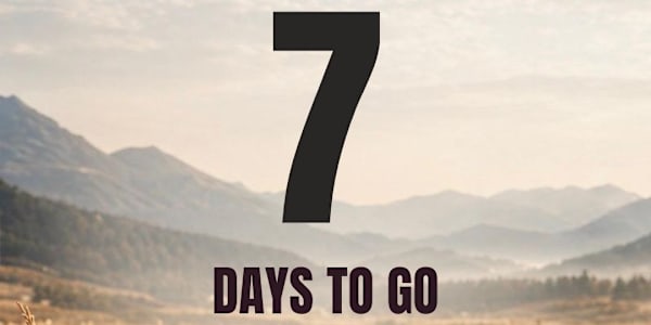 The Countdown is On: One Week Until After Light I’m sitting here with a cup