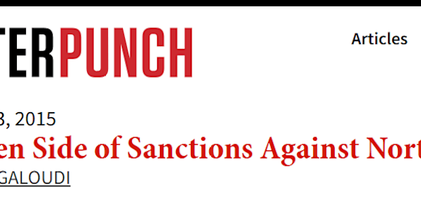 The Hidden Side of Sanctions Against North Korea The economy of Democratic