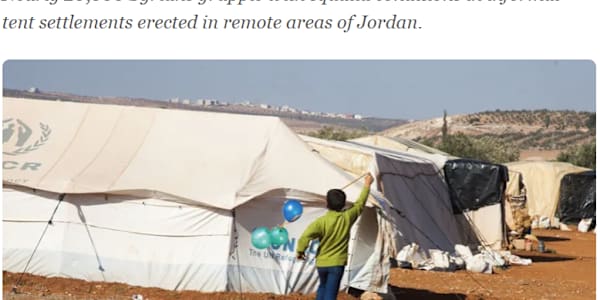 The forgotten pocket of Syria’s refugee crisis Nearly 20,000 Syrians