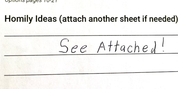 My Funeral – Part 9: The Homily (The Rest of the Readings)  The Homily