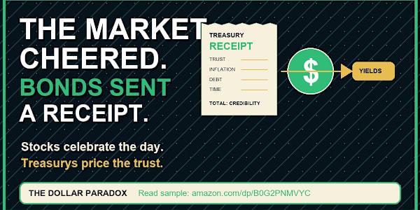 The Market Cheered. The Bond Market Sent a Receipt. Friday gave markets the