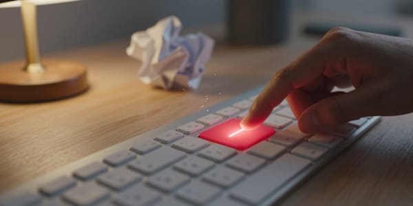 Delete the Draft It is 2:47 PM on a Tuesday. A Slack message lands from a